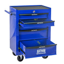 Rolling Metal Tool Chest With Drawers, Steel Storage Cabinet With Ball Bearing Slides by HouseOfZazla