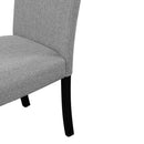 5 Piece Round Dining Table Set, Modern Table And 4 Upholstered Chairs For Dining Room by HouseOfZazla