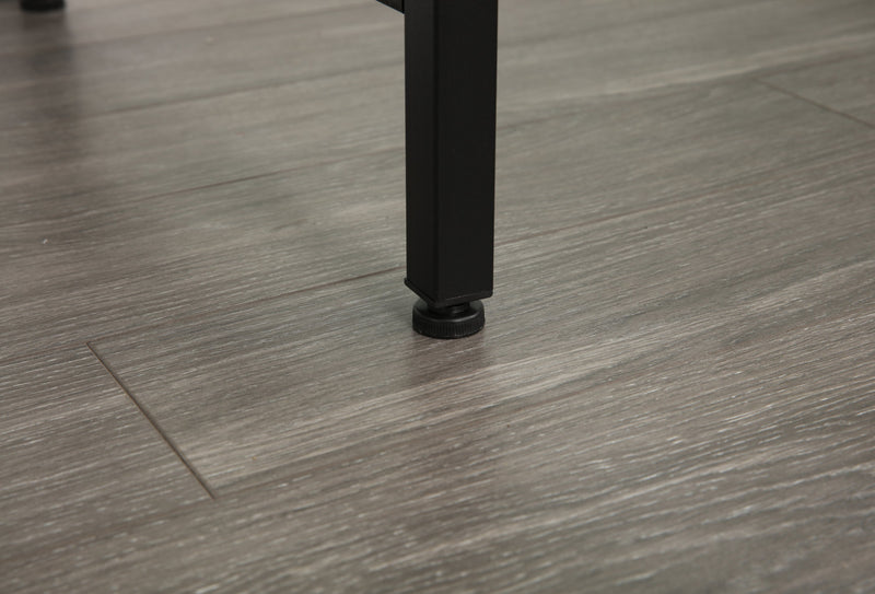 55-inch oversized light gray wood grain, best-selling home office computer desk, study writing desk with two-layer bookshelf