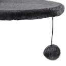 Adjustable Height Floor-To-Ceiling Vertical Cat Tree with Carpet Platforms, Condo & Rope Scratching Areas, Dark Grey