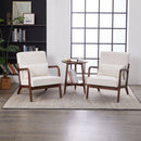 Accent Chair With Pillow And Wood Frame by HouseOfZazla