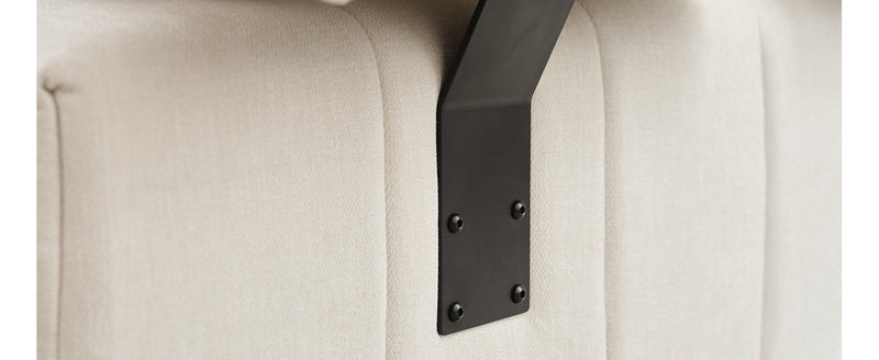 91.73" L-shaped Sofa Sectional Sofa Couch with 2 Stools and 2 Lumbar Pillows for Living Room, Biege