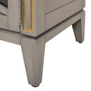 Dauphin - TV Stand Storage Display Console Table - Gray Cashmere