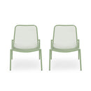 Outdoor Iron Chair With Mesh Design