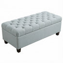 Storage Ottoman Bench With Safety Hinges by HouseOfZazla