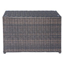 Modular 4 Person Outdoor Seating Group With Cushions - Espresso