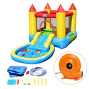 Inflatable Kids Slide Bounce House with 580w Blower by LJGDeals