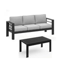 Outdoor Patio Set, All-Weather With Thick Cushions by HouseOfZazla