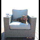 Outdoor Elegance Conversation Set With Fire Pit by Unique Piece Furniture