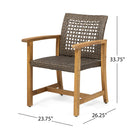 Hampton Dining Chair Set of 2 - Brown by HouseOfZazla