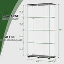 Display Cabinet With Shelf Double Doors And Lock by Unique Piece Furniture