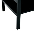 Glass Lift Top Coffee Table, Modern Simple 2-Layer Tempered Glass Coffee Table For Living Room - Black by HouseOfZazla