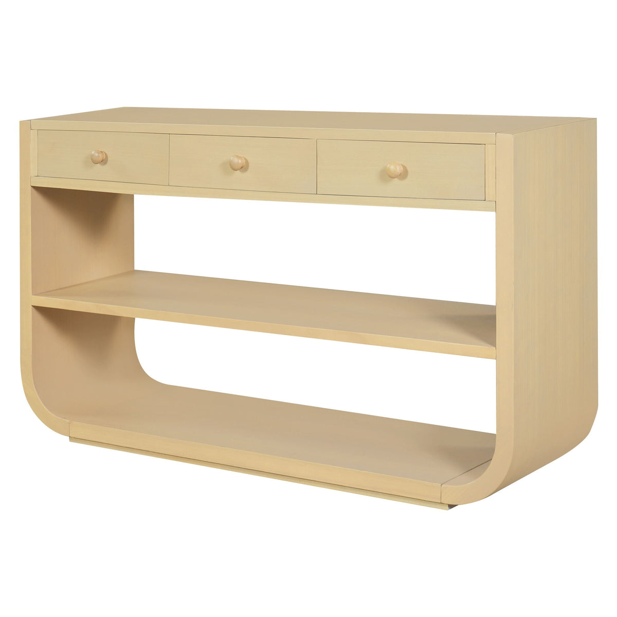 Console Table With 3 Soft Close Drawers & 2 Open Shelves, photo 31 of 40