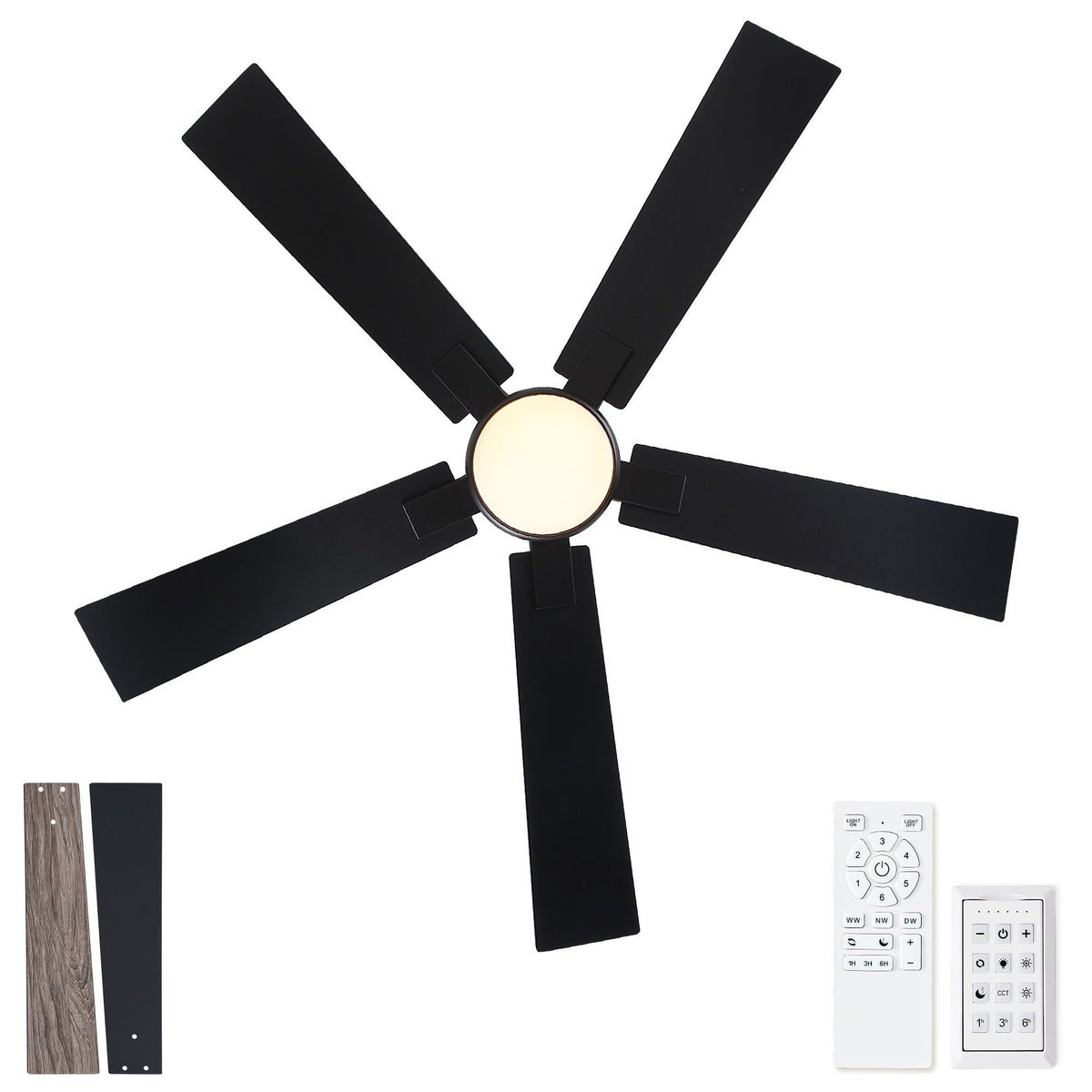 Reversible Motor Integrated LED Dimmable Ceiling Fan With Light, photo 24 of 40