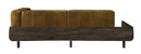 Blanca - Sofa - Chestnut Top Grain Leather & Rustic Oak