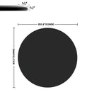 36" Round Tempered Glass Table Top Glass Thick Beveled Polished Edge by HouseOfZazla