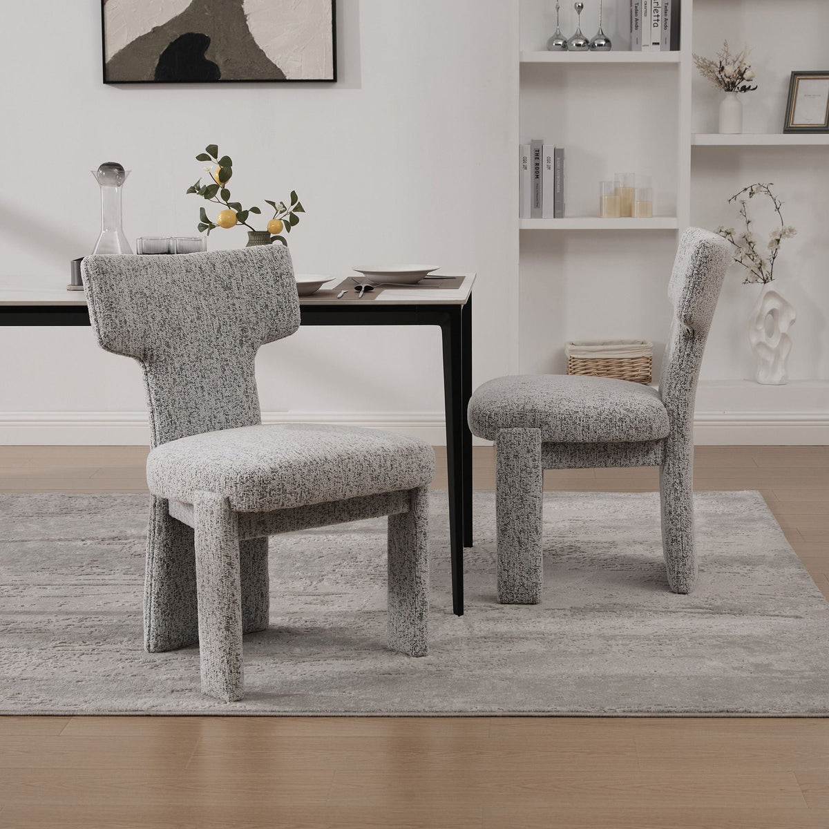 Armless Curved Back Accent Chairs, photo 38 of 40