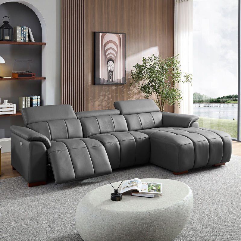 Wall-Hugger Reclining Sofa Modern Electric Control, photo 6 of 10