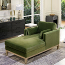 Knox - Modern Farmhouse Chaise Lounge Chair by HouseOfZazla