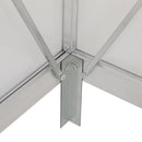 6x8 FT Polycarbonate Greenhouse, Outdoor Walk-in Green House with Vent Window, Hinged Door, Rain Gutter, Heavy-Duty Aluminum Hot House for Backyard Garden