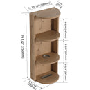 Bathroom Wall Mounted Storage Rack With Float Mounting Design