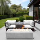 Outdoor Elegance Conversation Set With Fire Pit by HouseOfZazla