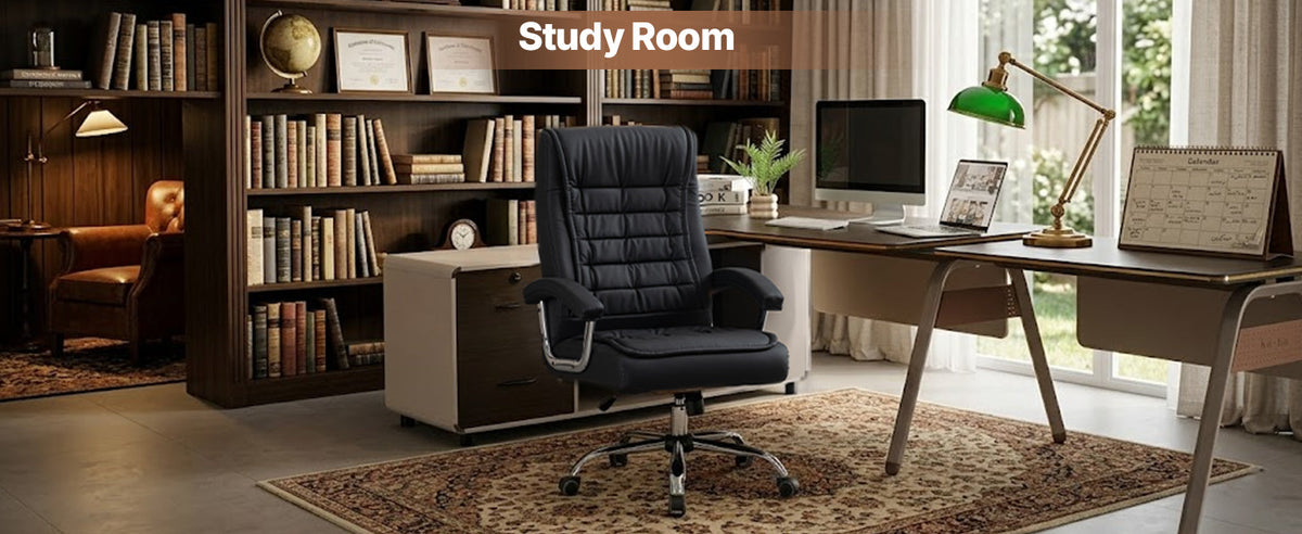 Executive Office Chair - High Back PU Leather Ergonomic Design, photo 4 of 10