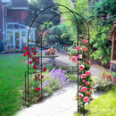 Metal Garden Arch Garden Arbor Trellis Climbing Plants Support Rose Arch Outdoor Arch by Unique Piece Furniture