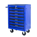 Rolling Metal Tool Chest With Drawers, Steel Storage Cabinet With Ball Bearing Slides by HouseOfZazla