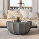 Modern Round Coffee Table For Indoor / Outdoor by HouseOfZazla