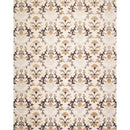 7'9” x 9'9" Transitional Floral Oriental Area Rug Beige, Brown