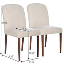 Capri - Dining Chair (Set of 2) - Beige by HouseOfZazla