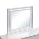 Verona - Mirror With Premium Low Distortion Glass - White by HouseOfZazla