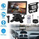 7In Screen Backup Camera System Vehicle Rear View Monitor Kit IP67 Waterproof Car Parking Reverse System with Night Vision for Car Trunk Van SUV