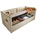 Upholstered Hydraulic Storage Daybed With USB & Type C Charging by HouseOfZazla
