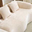 Modular L-Shape Sectional Sofa With Curved Chaise by HouseOfZazla