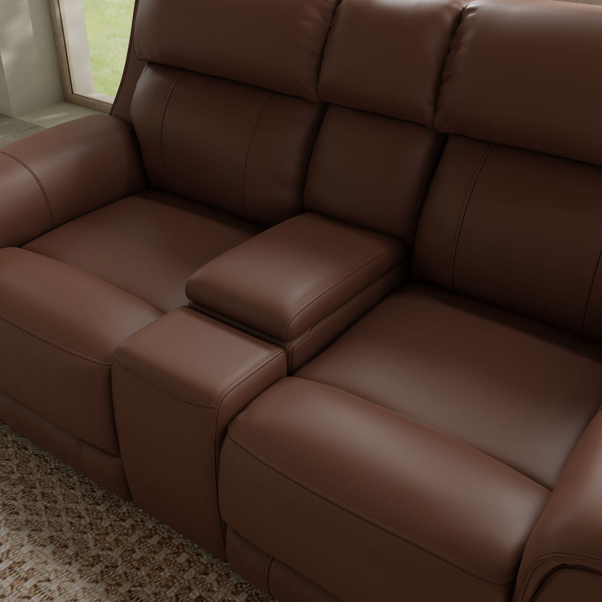Oslo - Dual Power Reclining Loveseat With Console, photo 17 of 24