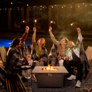 Outdoor Fire Pit Table With Lid High-Quality Materials - Black by Unique Piece Furniture