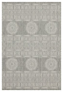 Sunshine - 5'3" X 7'3" Indoor, Outdoor Area Rug Polypropylene - Silver