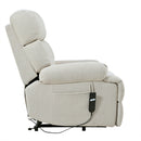 Oversized Power Lift Recliner Chai With Remote Control, Side Pocket, Spacious Seat by HouseOfZazla