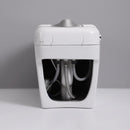 Smart Toilet Bidet Combo with Foot Sensor and Remote Control by HouseOfZazla