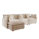 Free Combination Comfy Upholstery Modular Oversized L Shaped Sectional Sofa
