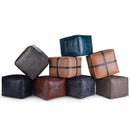 Bowen - Square Pouf - Black by HouseOfZazla