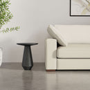 Gloria - Cast Aluminum Side Table - Black by HouseOfZazla