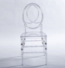 Dining Chair, Plastic Seat, Welding Chair (Set of 4) - Transparent