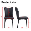 Minimalist Style Minimalist Dining Chairs With Metal Legs by Unique Piece Furniture
