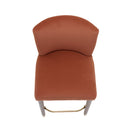 27-Inch Modern Counter Stool with Fabric Seat and Footrest by HouseOfZazla