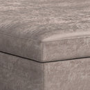 Owen - Multifunctional Square Coffee Table Storage Ottoman by HouseOfZazla
