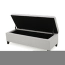 Upholstered Storage Ottoman Bench, Foot Rest For Bedroom by HouseOfZazla