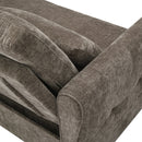 2-in-1 Sofa 82' Three-Seater with Sofa Bed and Reversible Recliner, Dark Grey Chenille